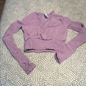 Balance Athletica Infinity Wrap Top in Lilac